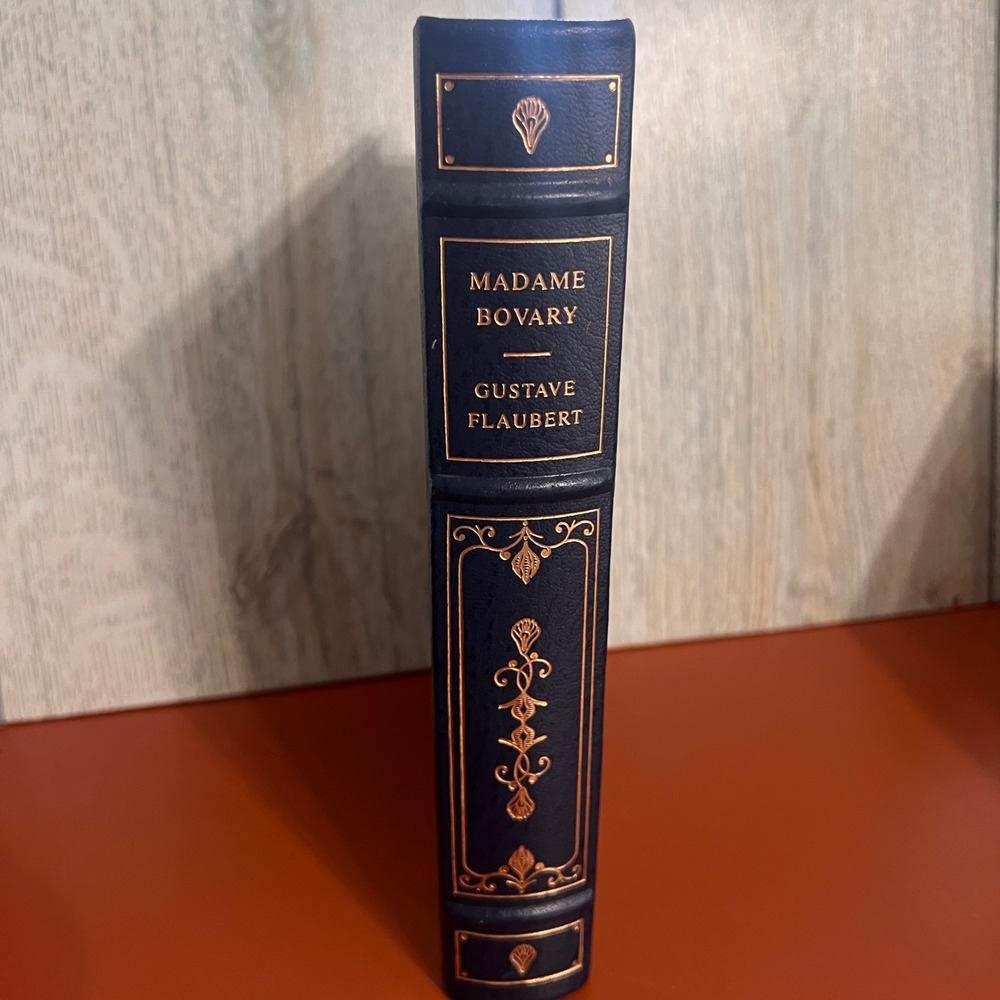 Franklin Library Madame Bovary Gustave Flaubert Heirloom Library 1979 Gilt Blue